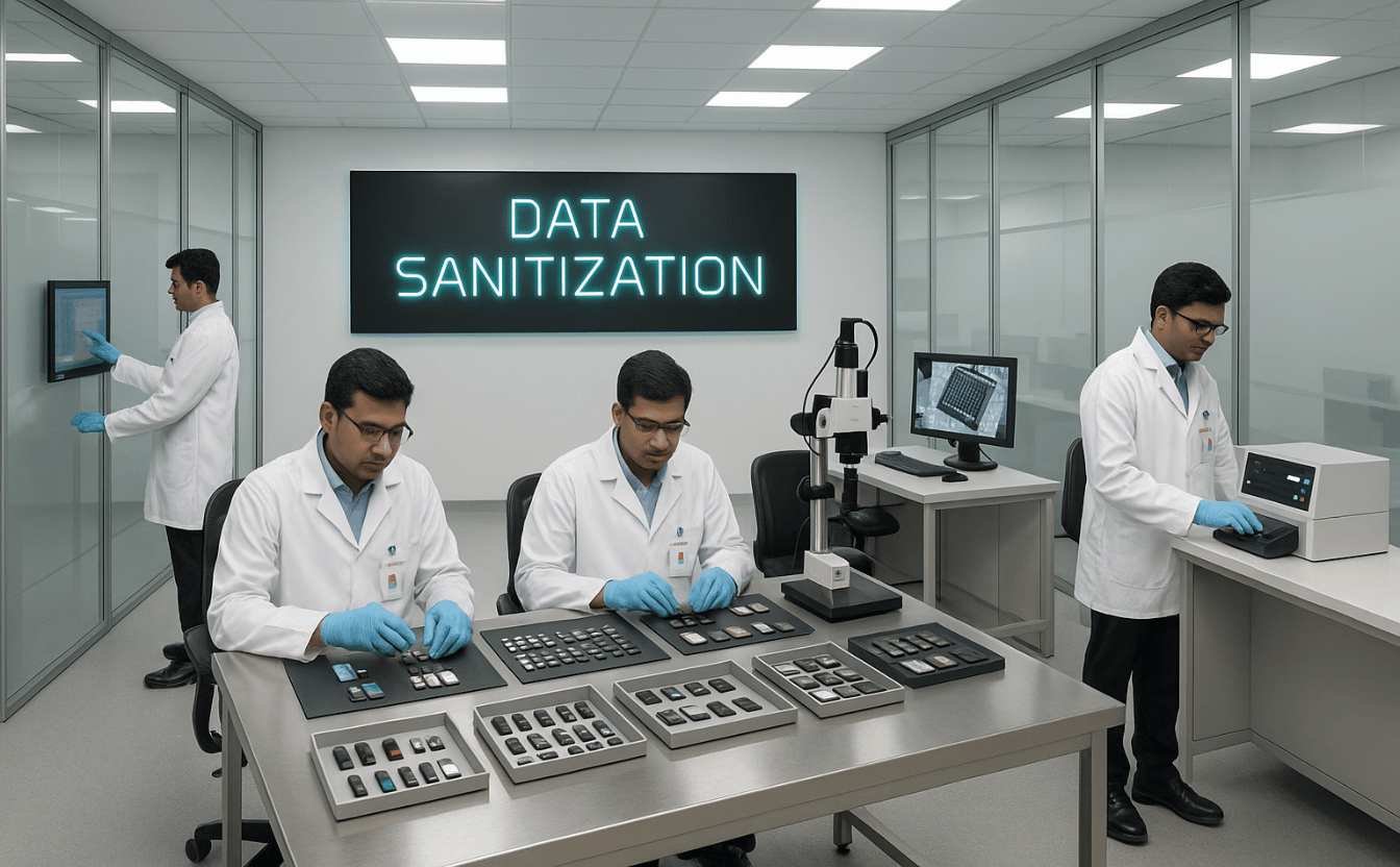 Flash Storage Data Sanitization Services