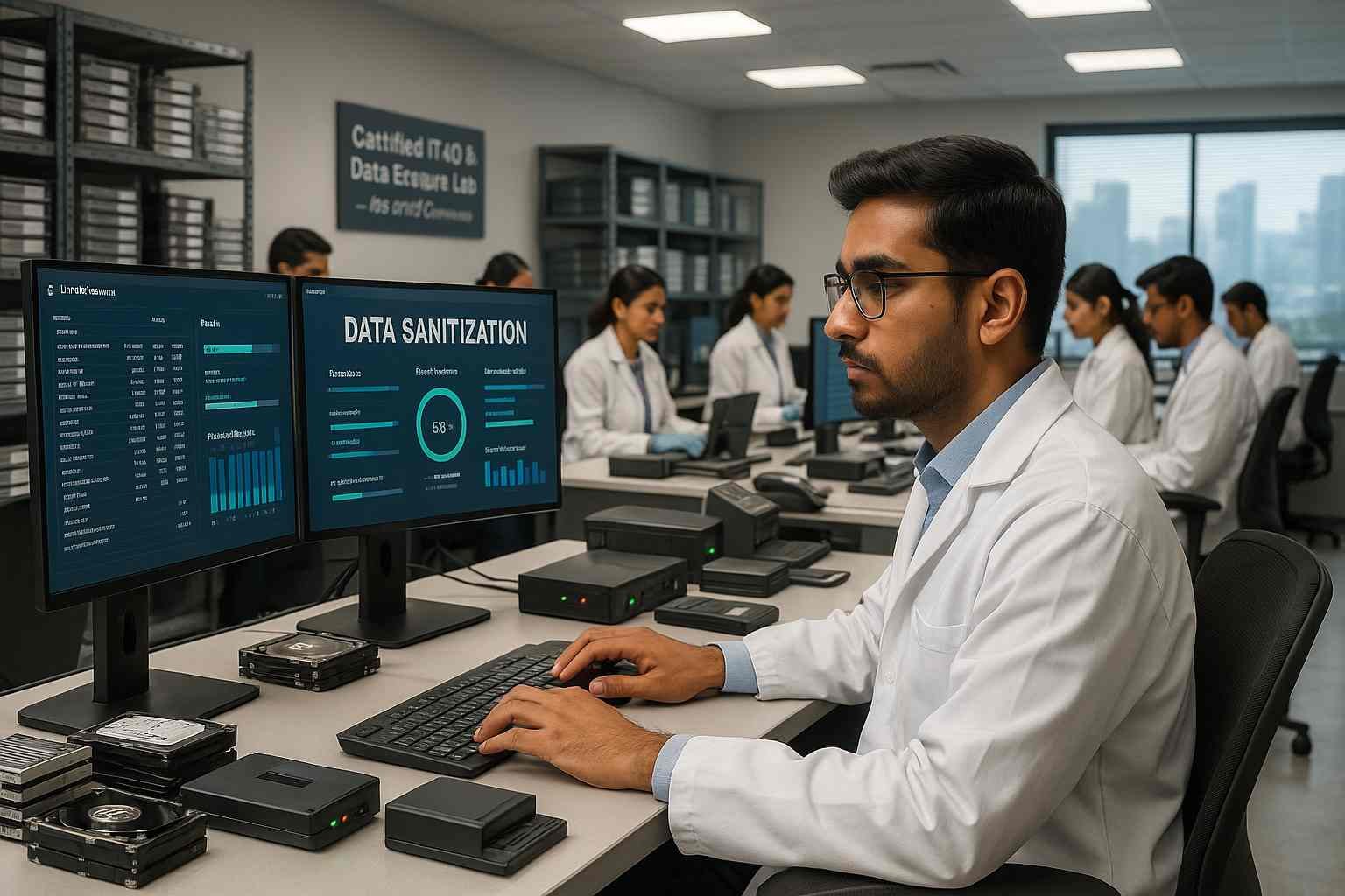 Hard Disk Drive (HDD) Destruction Services | Secure & Certified