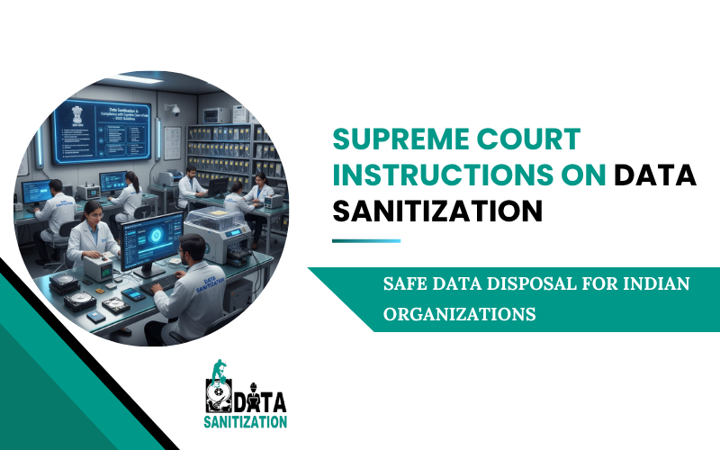 Supreme Court Instructions on Data Sanitization and Safe Data Disposal for Indian Organizations