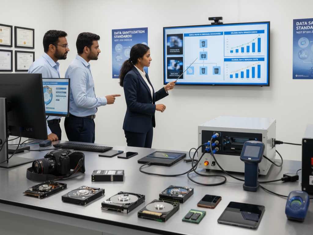 digital storage data sanitization necessary secure erase SSD USB cloud hard drives cameras permanent data protection unrecoverable www.datasanitization.in