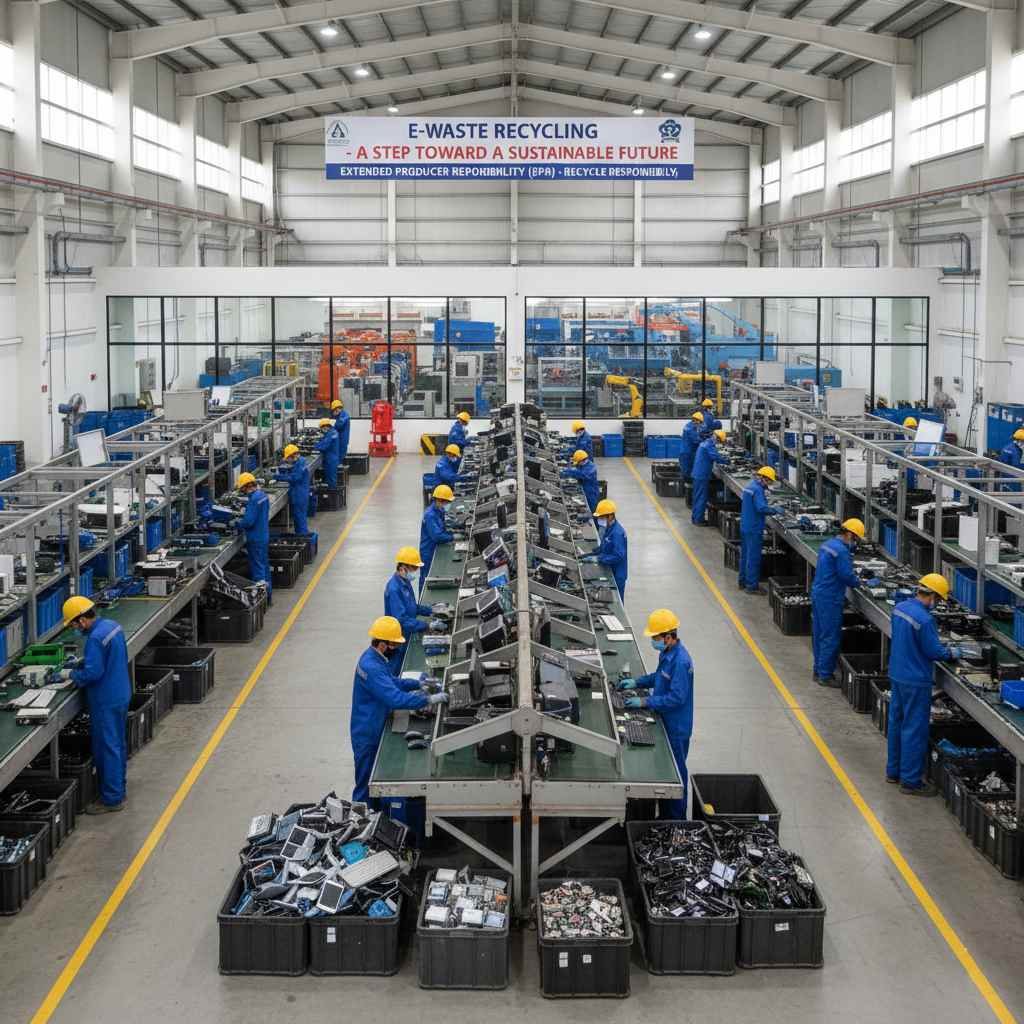 EPR India e-waste compliance sustainable recycling & disposal regulations producer responsibility e waste management recycling practices data destruction www.datasanitization.in