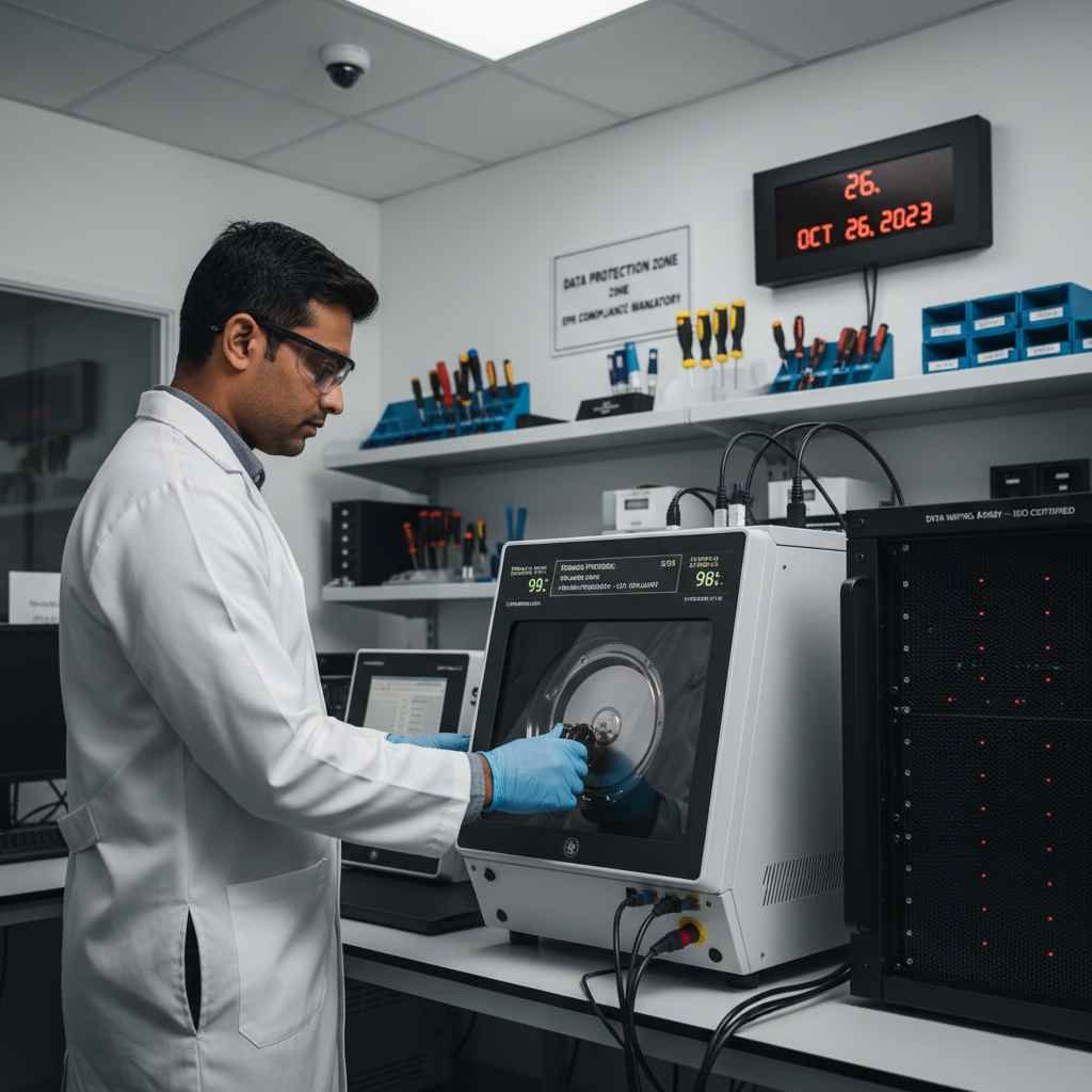 data breaches secure data wiping GDPR compliance data protection laws IT Act reputation management environmental responsibility secure e-waste disposal india www.datasanitization.in