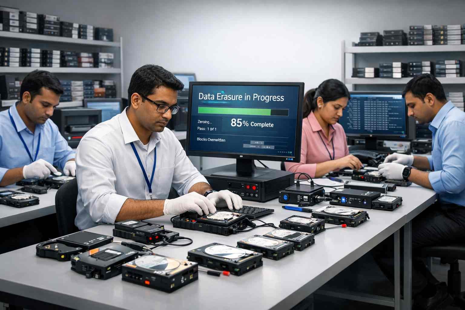 Zero Fill Hard Drive Secure Data Wipe HDD SSD overwrite erase sensitive info complete guide tools methods protect privacy India www.datasanitization.in