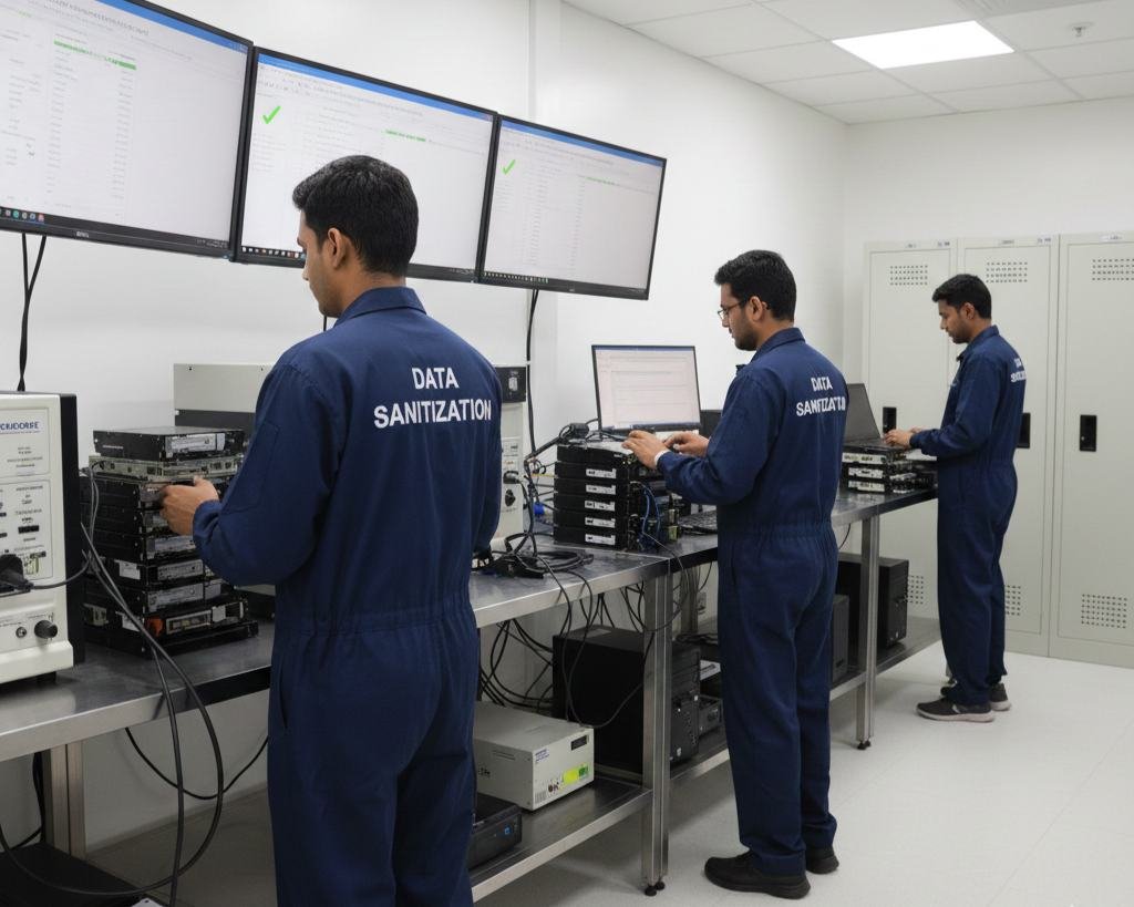 secure hard drive wipe pc laptop before selling recycle data sanitization hdd ssd erase format overwrite prevent data recovery certified windows linux external drives www.datasanitization.in