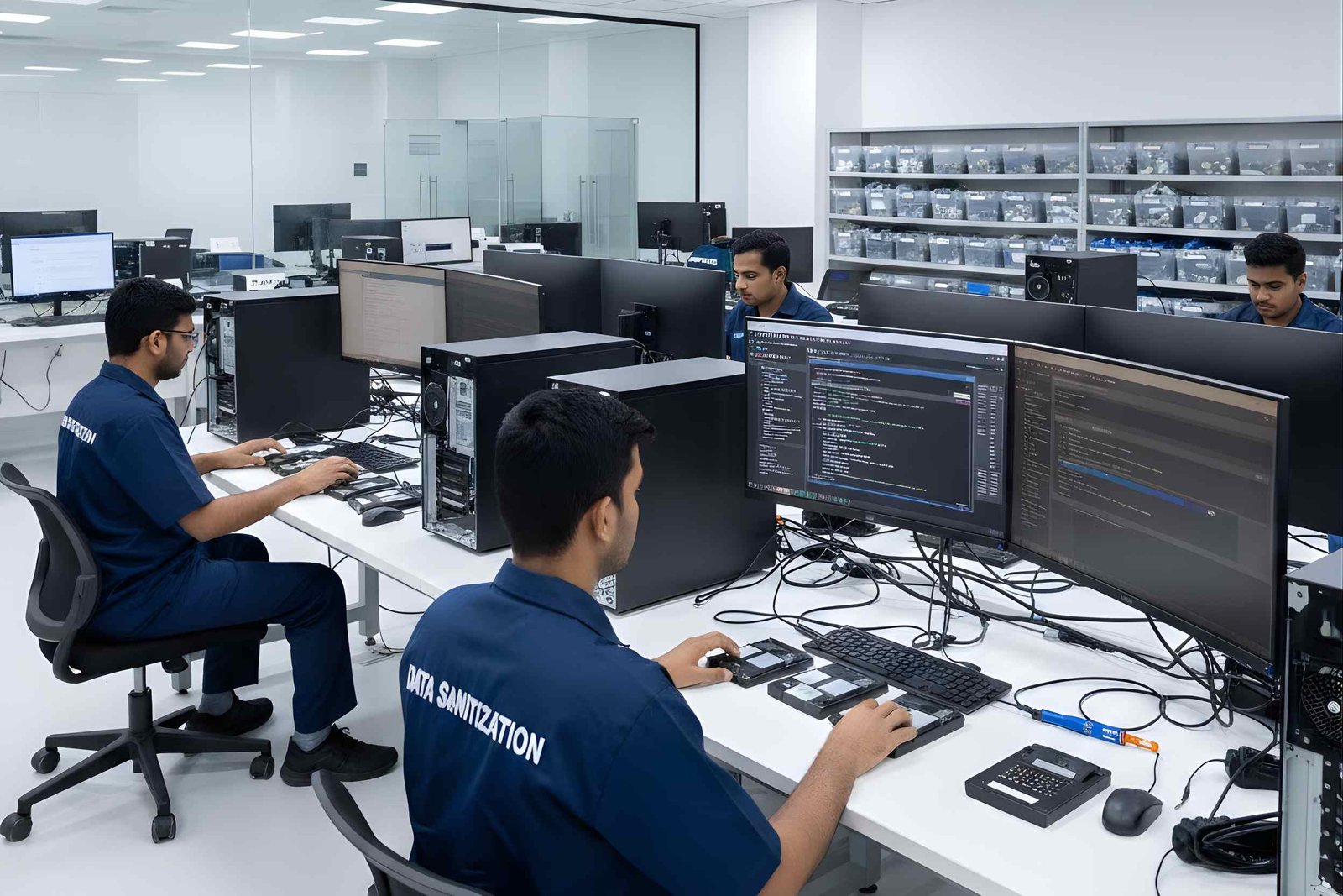 ssd wipe tools software parted magic secure erase overwrite entire drive prevent data remnants improper use professional data sanitization certified erasure india www.datasanitization.in