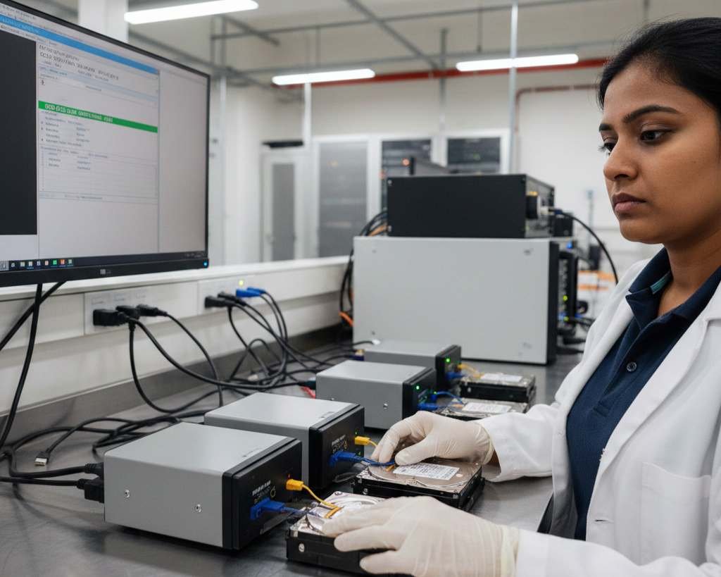 DoD 5220.22-M wiping method uses multiple overwrite passes random patterns and verification for secure HDD data erasure preventing forensic recovery www.datasanitization.in