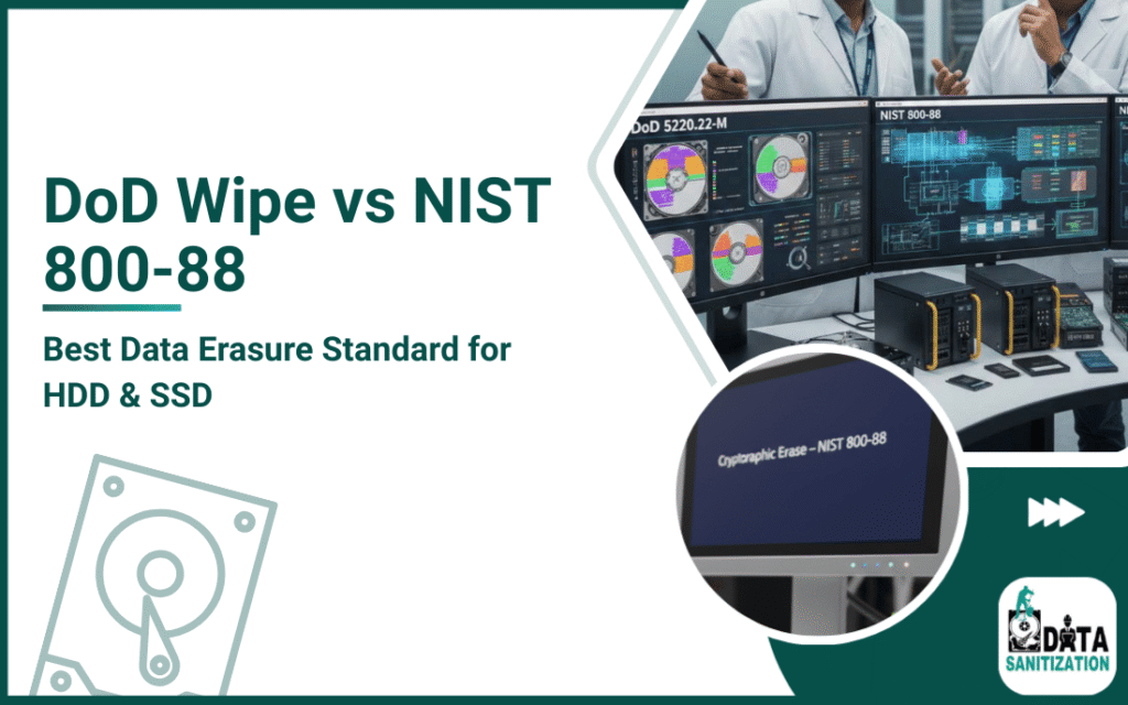 DoD Wipe vs NIST 800-88 Best Data Erasure Standard for HDD & SSD