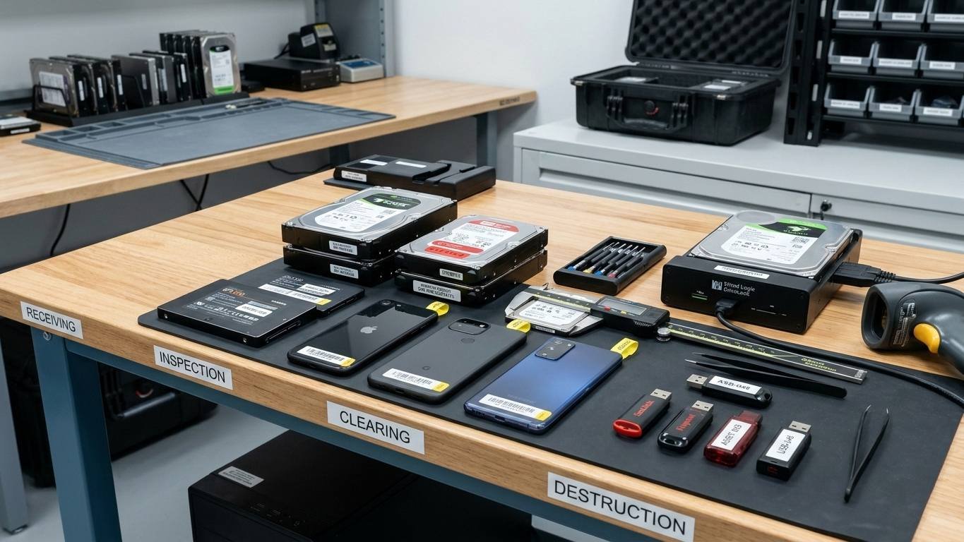 corporate data destruction degaussing secure data wipe certified erasure hard drives ssd servers nas mobile usb devices gdrp hipaa iso nist dod audit it asset disposal india www.datasanitization.in