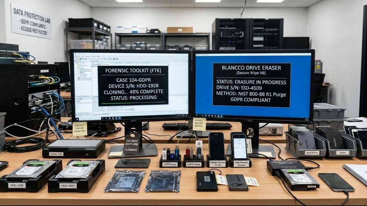 gdpr compliance 7 core principles data protection lawfulness transparency data minimization storage limitation integrity confidentiality accountability data wiping www.datasanitization.in