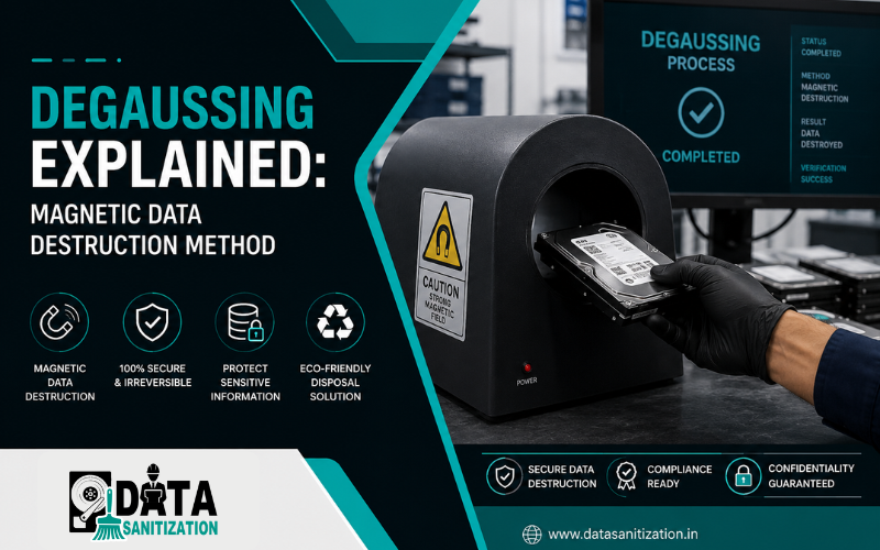 Degaussing Explained Magnetic Data Destruction Method www.datasanitization.in
