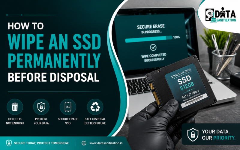 How to Wipe an SSD Permanently Before Disposal www.datasanitization.in