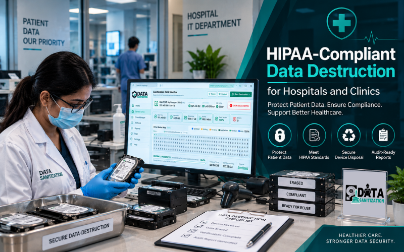 HIPAA data destruction